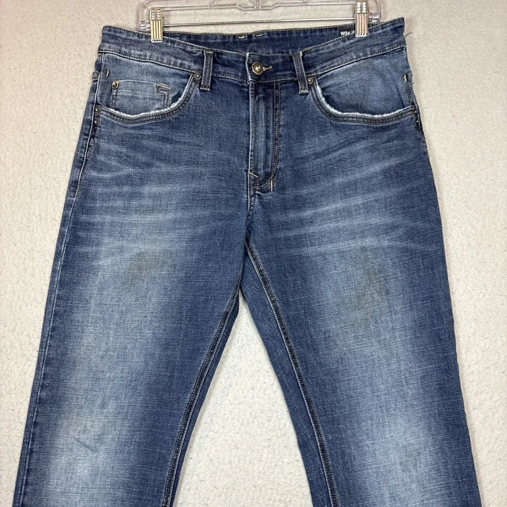 Buffalo David Bitton Six-x Slim Straight Stretch 34X32 Jean Men